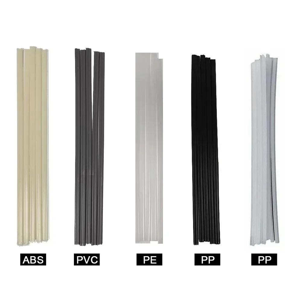 20PCS Plastic Welding Rods ABS/PP/PVC/PE Welding Sticks 5x2mm Plastic Welder Gun Bumper Repair Supplies Welding Rods Plastic Welding Rods