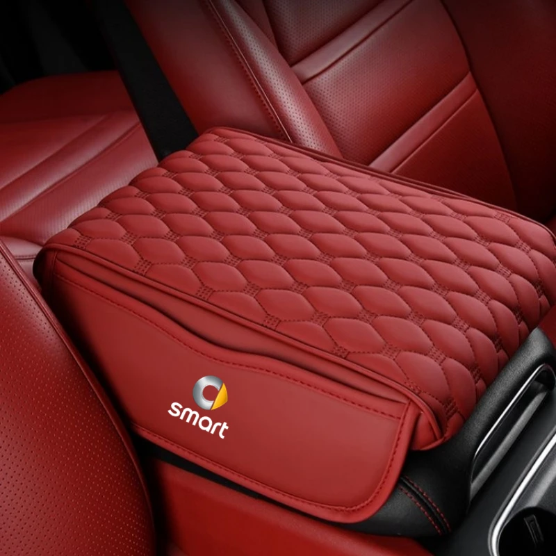 Nuovo! Car Center Console Protector Cover Addensare Bracciolo Box Cuscino Per Smart Fortwo 451 45 453 Forfour Eq Cabrio