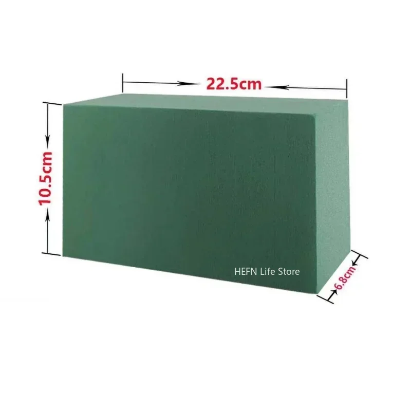 Floral Foam Blocks for Fresh Flowers Arrangements, Dry and Wet Foam for Artificial or Fresh, 1Pc