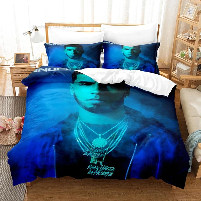 HIP HOP Rapper Anuel AA blanket,for bed room livingroom bed sofa  office,Decke,deka,couverture,deken,cobertor,frazada,tæppe,teppe - AliExpress