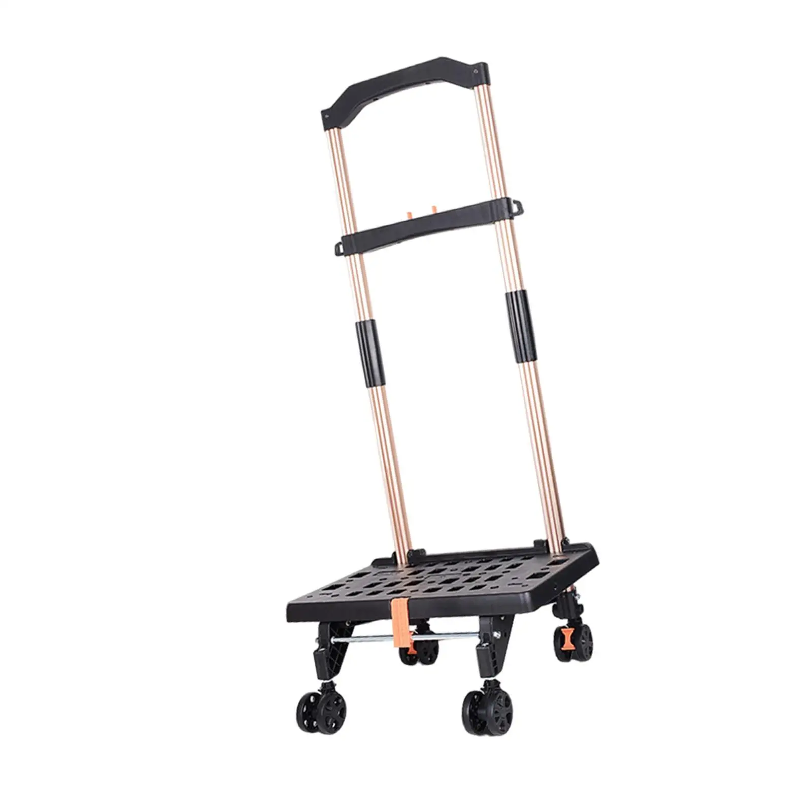 Folding Hand Truck, Heavy Duty Cart for Moving, Solid Utility Cart for Luggage, Personal, Travel, Moving, Office