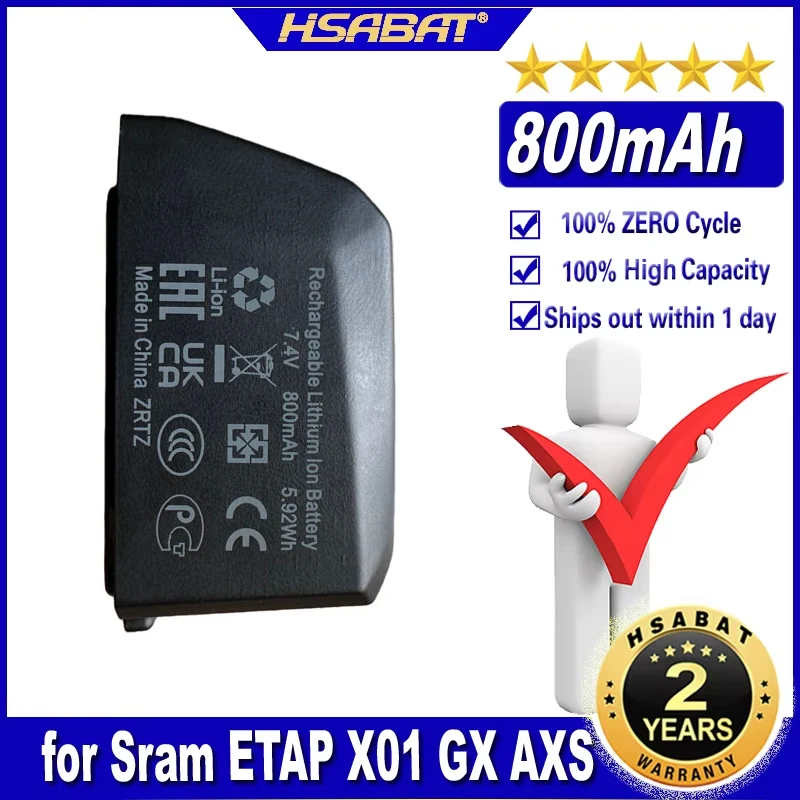 800mAh for SRAM force RED Black ETAP X01 GX AXS XX1 Eagle wireless