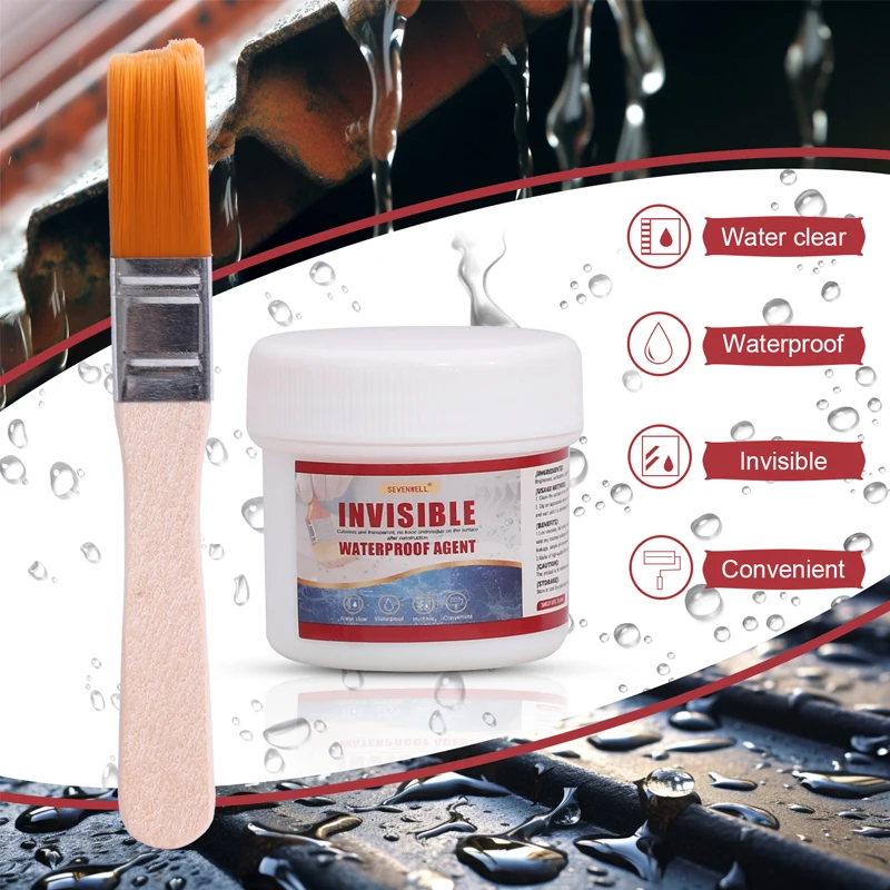 30G Colla Impermeabile Super Forte Stop Leaks Trasparente Riparazione Perdite Adesivo Impermeabile Colla Isolante Per La Riparazione Del Condotto