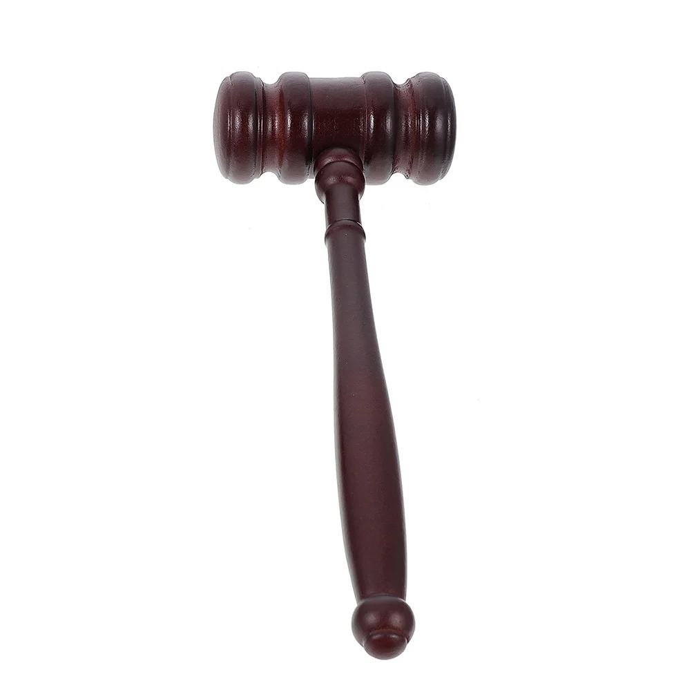 

Gavel Hammer Judge Wooden Toy Auction Lawyer Costume Mallet Law Prop Wood Toys Justice Courtroom Gavels Play Block Cosplay