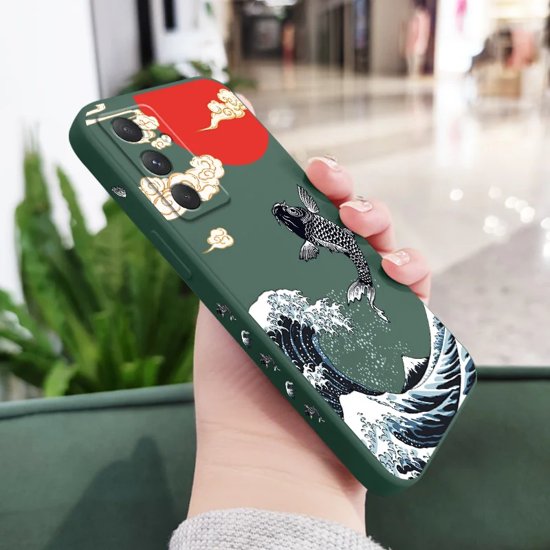 Ocean Carp Design Phone Case - Artistic Protective Cover
