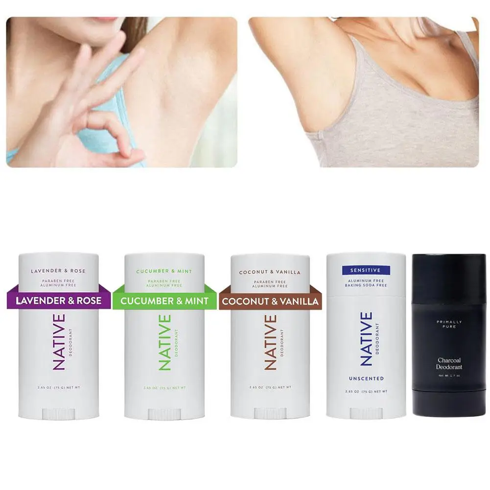 Anti Odor body Deodorant Natural Underarm Deodorant Stick Refreshing Application Antiperspirant Cream Portable Healthy Gifts