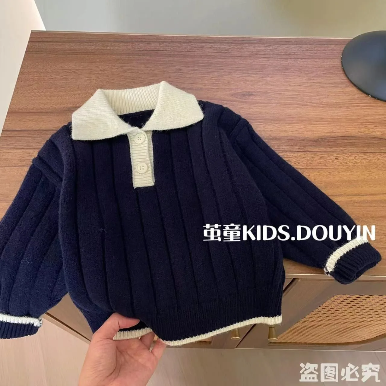 

Girls Sweater Wool Coat Kids Tops Knitting 2023 Lapel Thicken Warm Winter Autumn Cottons Cardigan Children's Clothing