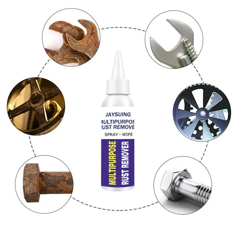 100ML Bottles Rust Remover Derusting Spray Lubrication Tool Rust Moisturizing Inhibitor Car Maintenance Cleaning Accessories