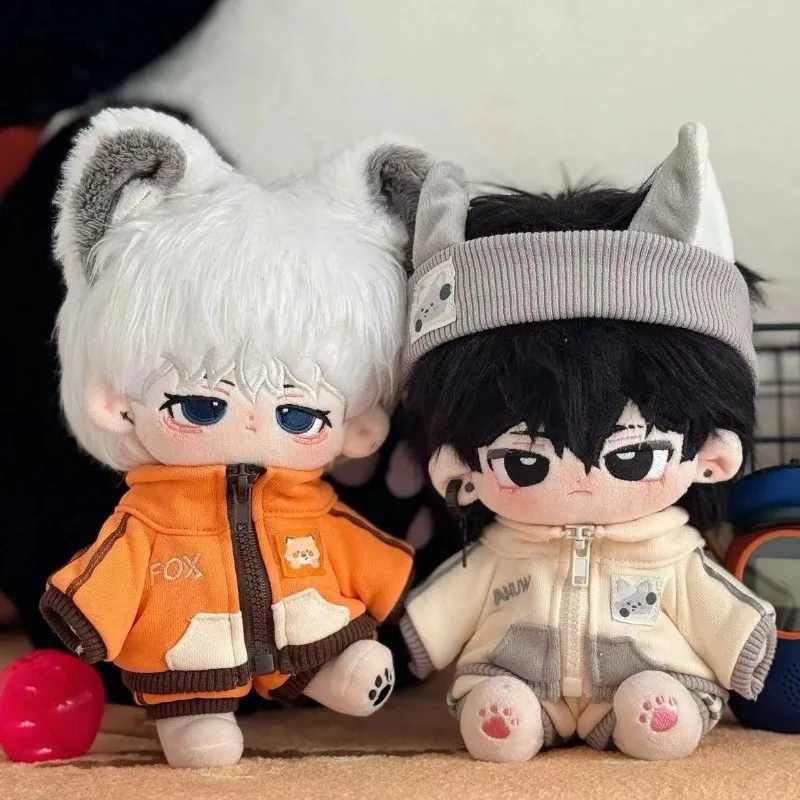 Dress-up Doll Cotton Doll Cute Clothes 20cm Doll DIY Dress Set Cute No Attributable Dolls' Little Fox And Little Wolf Clothes 3