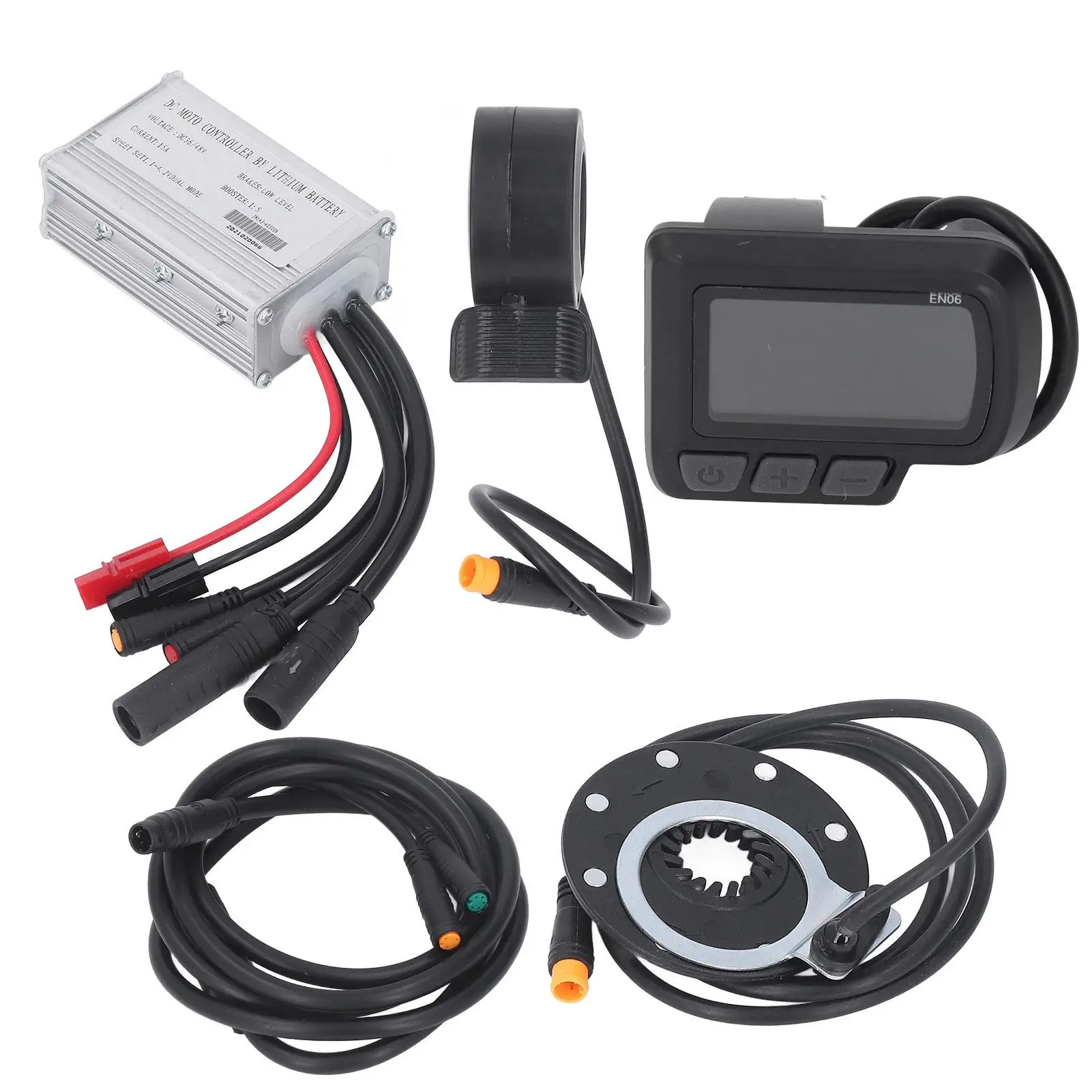 36V 48V 250W 350W Electric Bike Motor Controller & EN06 Display Kit for Scooter Upgrade