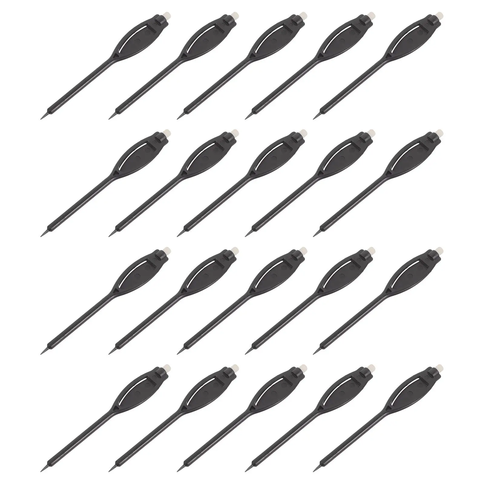 지우개와 포켓 클립이 있는 스코어카드용 20개 골프 연필 토너먼트 클럽용 4.8인치 소형 경량 스코어링 연필