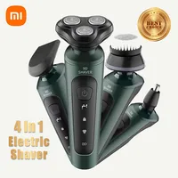 Xiaomi 4in1 Men Electric Shavers Rechargeable Battery Rotary Shavers Shaving Waterproof Wet Dry Use Electric Trimmer Razor 2