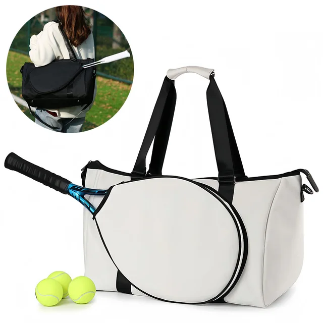 Tennis Bag Tennis Racket Tote for Women & Men Unisex - Sports Racquet Pickleball, Badminton, Squash Case Convertible Shoulder Tennis Bag Tennis Racket Tote for Women & Men Unisex - Sports Racquet Pickleball, Badminton, Squash Case Convertible Shoulder