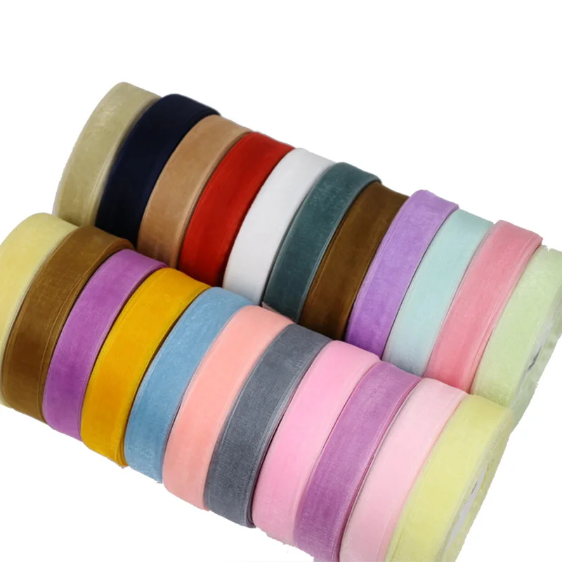 Navy Blue Transparent Organza Ribbons for DIY Crafts and Decorations