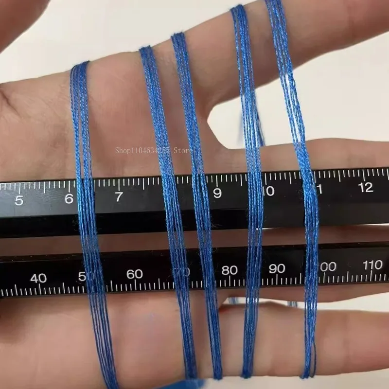 500g/롤 머서라이징 코튼 라인 6가닥 순면 중간 두께 실 DIY 수제 뜨개질  옷 스카프 코바늘 실