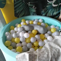 INS 90CM Baby Round Ocean Ball Pool Pit Indoor Playground Soft Toys Children's Playpen Fence Kids Safety Barrier Room Decor 1
