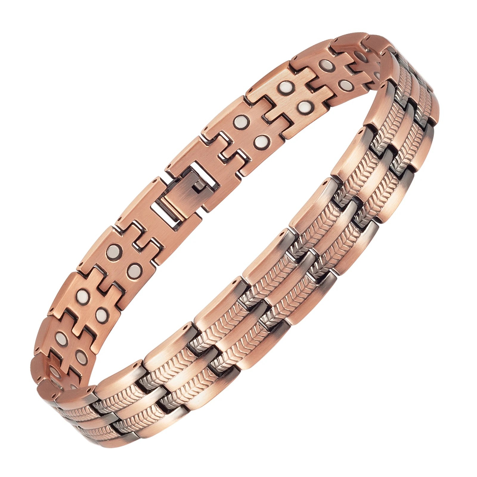 

Elevate joint wellness, soothe arthritis. Copper magnetic anklet，an elegant, caring gift radiating grace.