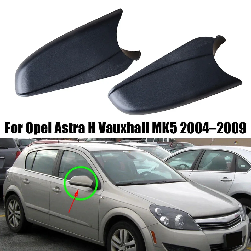 Coques Rétroviseurs Pour Opel Astra H MK5 (2004-2014) – Grises, ABS, Protection Et Style