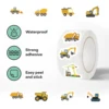 500Pcs Construction Vehicle Sticker Roll For Kids Reward Encourage Sticker For Labels Thank You Sticker Kids Toys 4
