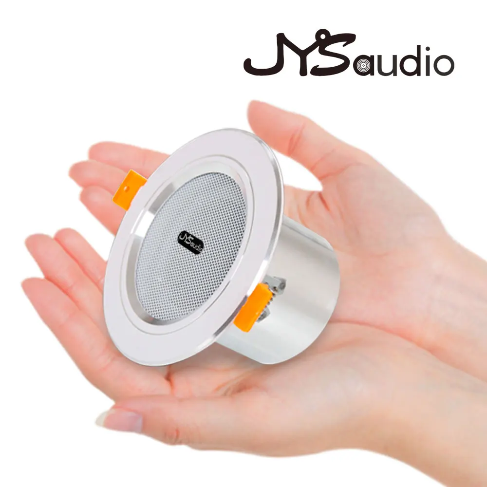 Ceiling Speaker 12W HiFi Stereo Loudspeaker Home Theater Sound System Public Address Background Audio Bathroom Restaurant