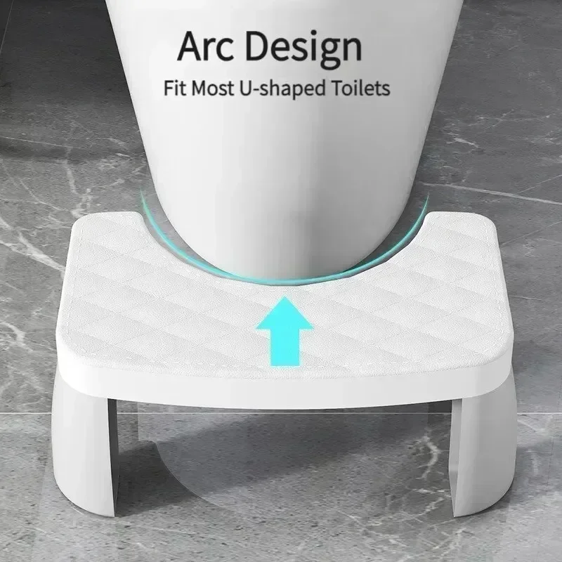 1PC Waterproof Squatty Potty Toilet Stool Toilet Foot Stool Squat Stool For Pregnant Woman Children Adult Old People Best Sellers In Furniture