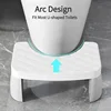 1PC Waterproof Squatty Potty Toilet Stool Toilet Foot Stool Squat Stool For Pregnant Woman Children Adult Old People 6
