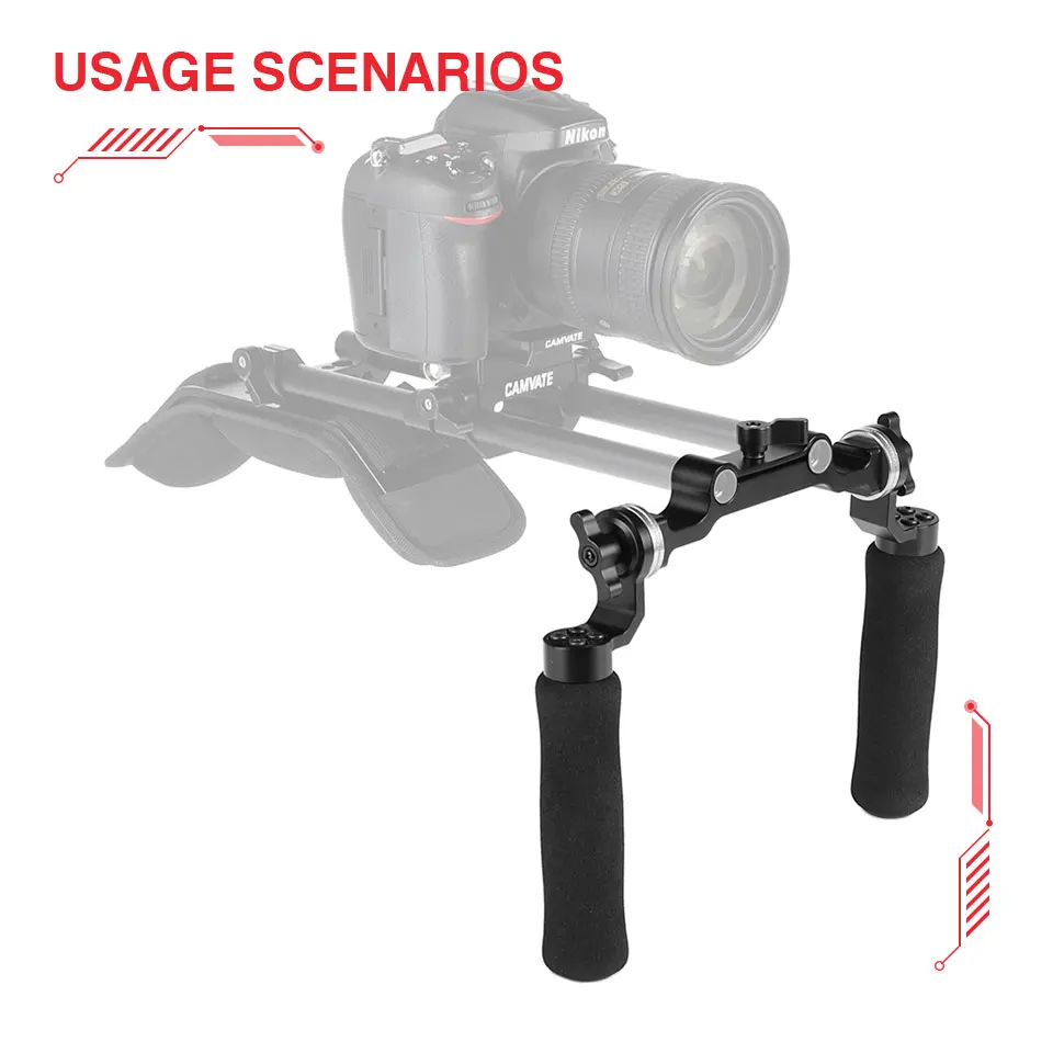 de caméra éponge avec connexion arri rosette pinces pour appareil photo reflex de montage le plus récent