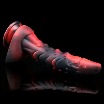Silicone Dragon Dildo Soft Animal Dildo with Suction Cup Prostate Massager Monster Big Penis Dildos for Anal Sex Toys for Women 3