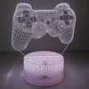 Do Not Disturb Gamer at Work Night Light 16 Colors Changing Gamepad 3D Illusion Lamp For Playstation4 For Men Teenagers and Kids 4