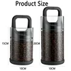 Coffee Beans Vacuum Sealed Tanks Kitchen Food Storage Clear Glass Container Tea Moisture-proof Canister Home Fresh Keeping Cans 6