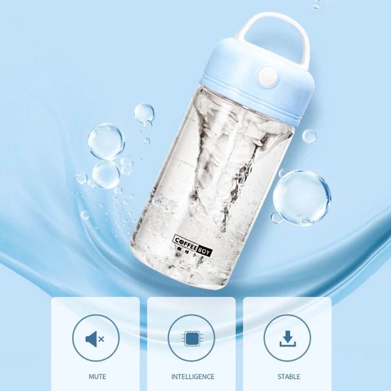 Electric Protein Powder Shaker Bottle  Mix Water Protein Powder - 380ml  Stirring - Aliexpress