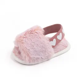 Meckior Breathable Baby Walking Sandals - Soft, Colorful Newborn Shoes - 12-18months (Light pink)