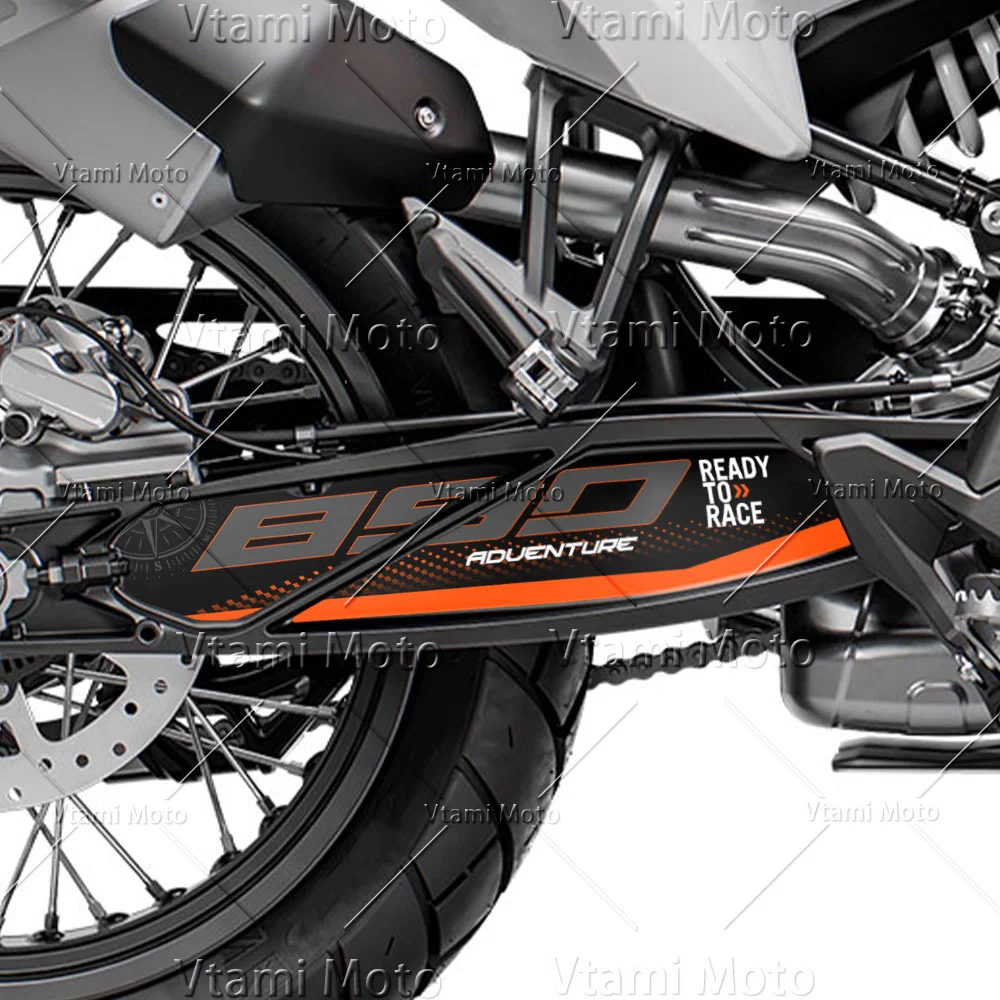 KTM Duke 790 890S 890R 890GP 어드벤처 790 890 Adv 오토바이 스윙 암 스티커 회전 샤프트 보호 데칼 방수