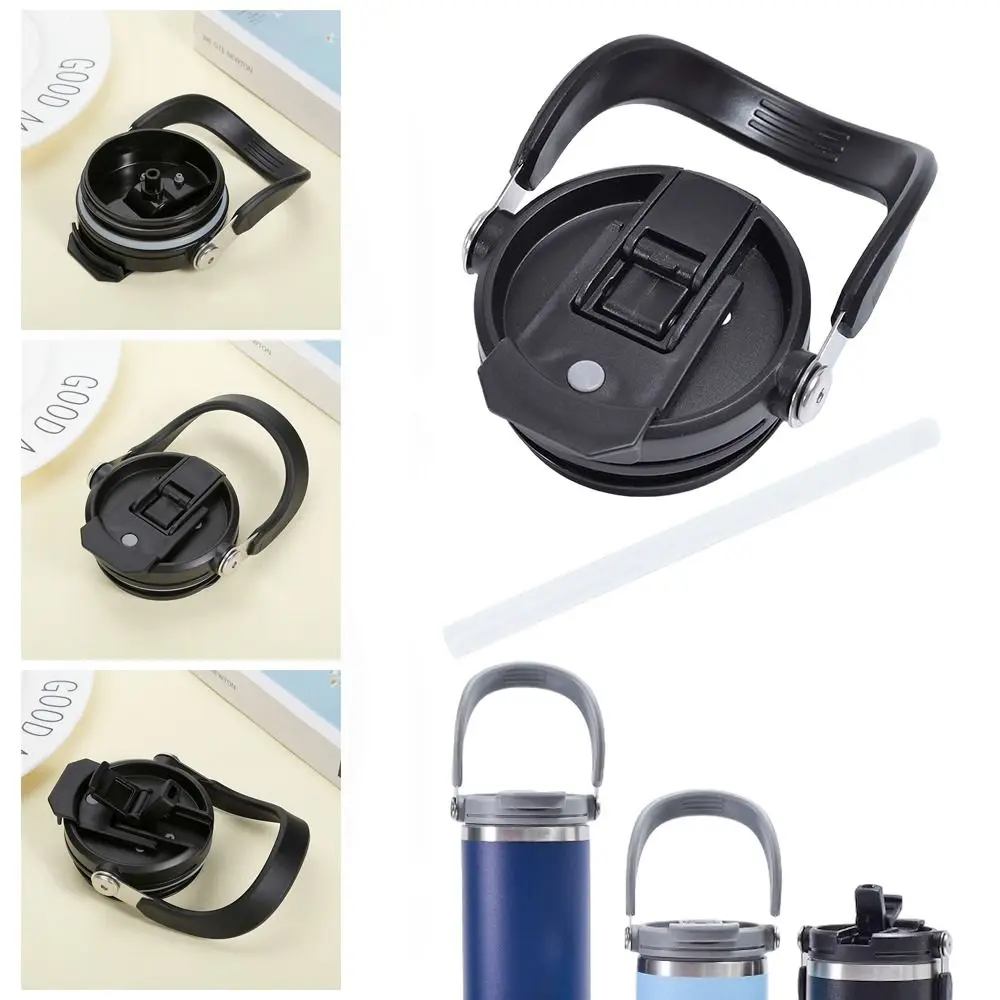 스플래시 유출 방지 병 커버, 내구성 600 750 900ml PVC 씰링 뚜껑, 빨대 컵 캡 포함, Tyeso 600 750 900ml 병