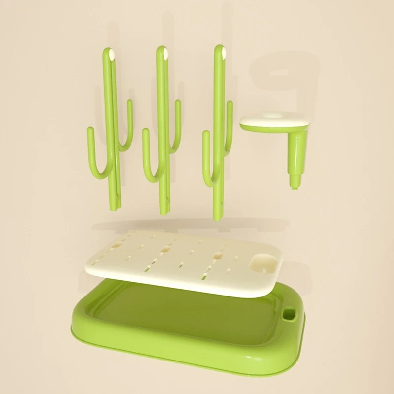 Bottle Drying Rack, Drain Bottle Rack, Drying Brush, Pacifier Brush Holder