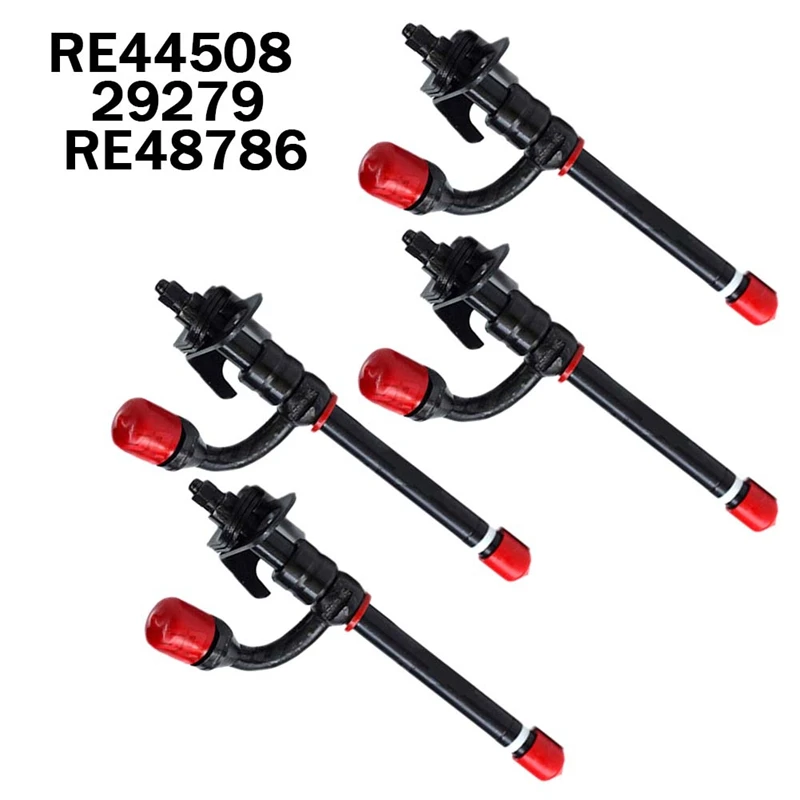 

4 шт. Топливная форсунка RE44508 29279 RE48786 для трактора John Deere 5303 двигатель 6068 6.8L дизель