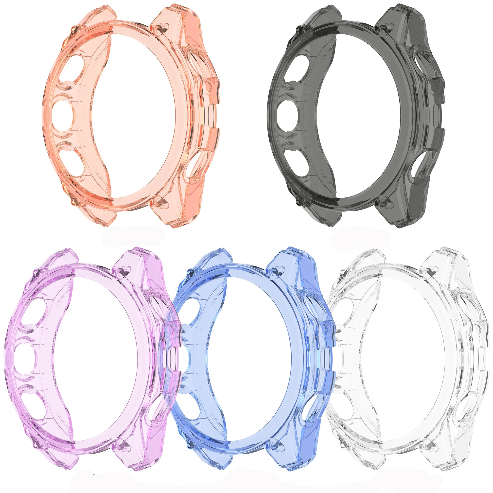 Soft Clear TPU Protective Watch Case Cover