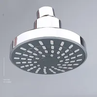 Shower Head Sprayer 4 Inch Shower Head Top Spray Adjustable Rainfall Wall-Mounted Shower Top Nozzle Home Bathroom Faucet 2