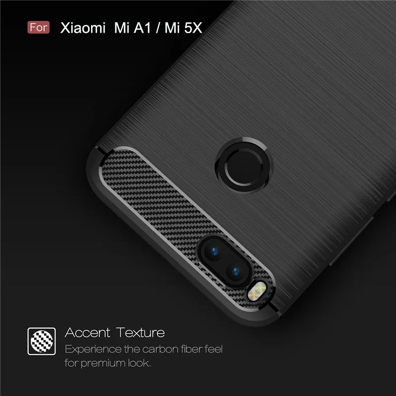 For Xiaomi A1 Mi A1 Mi 5X Silicone Case Matte Soft Cover For Xaomi