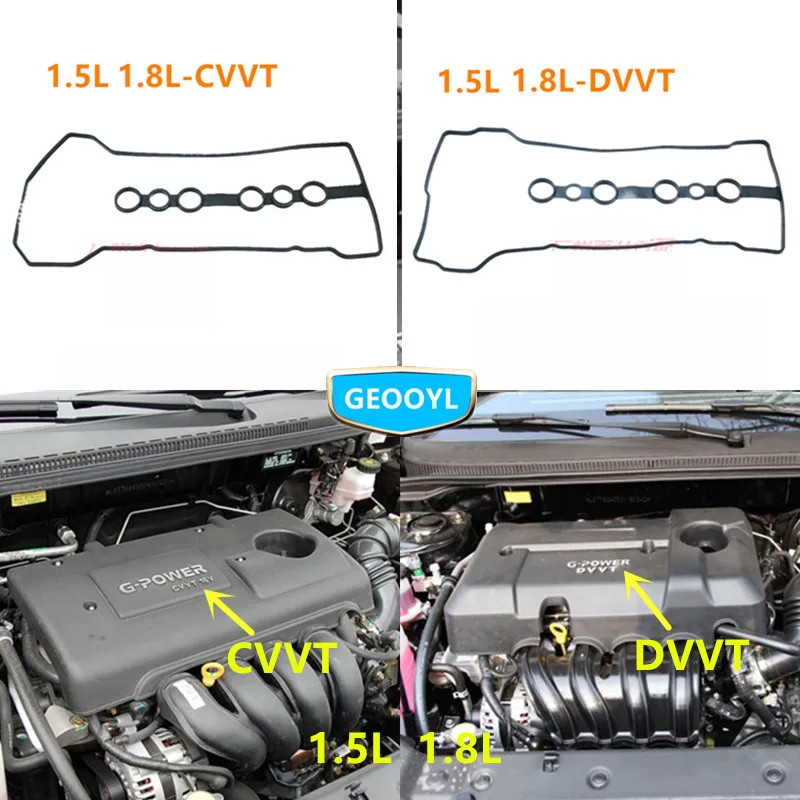 Car Engine Valve Cover Gasket Seal,For Geely SC7,SC7 Prestige,SL,FC,Vision,GC7