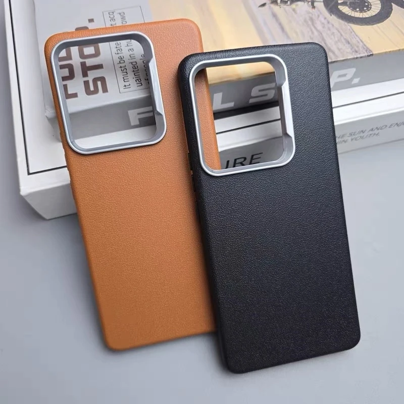 Luxury Shockproof Silicone Phone Case - Fashionable PU Leather Back Cover