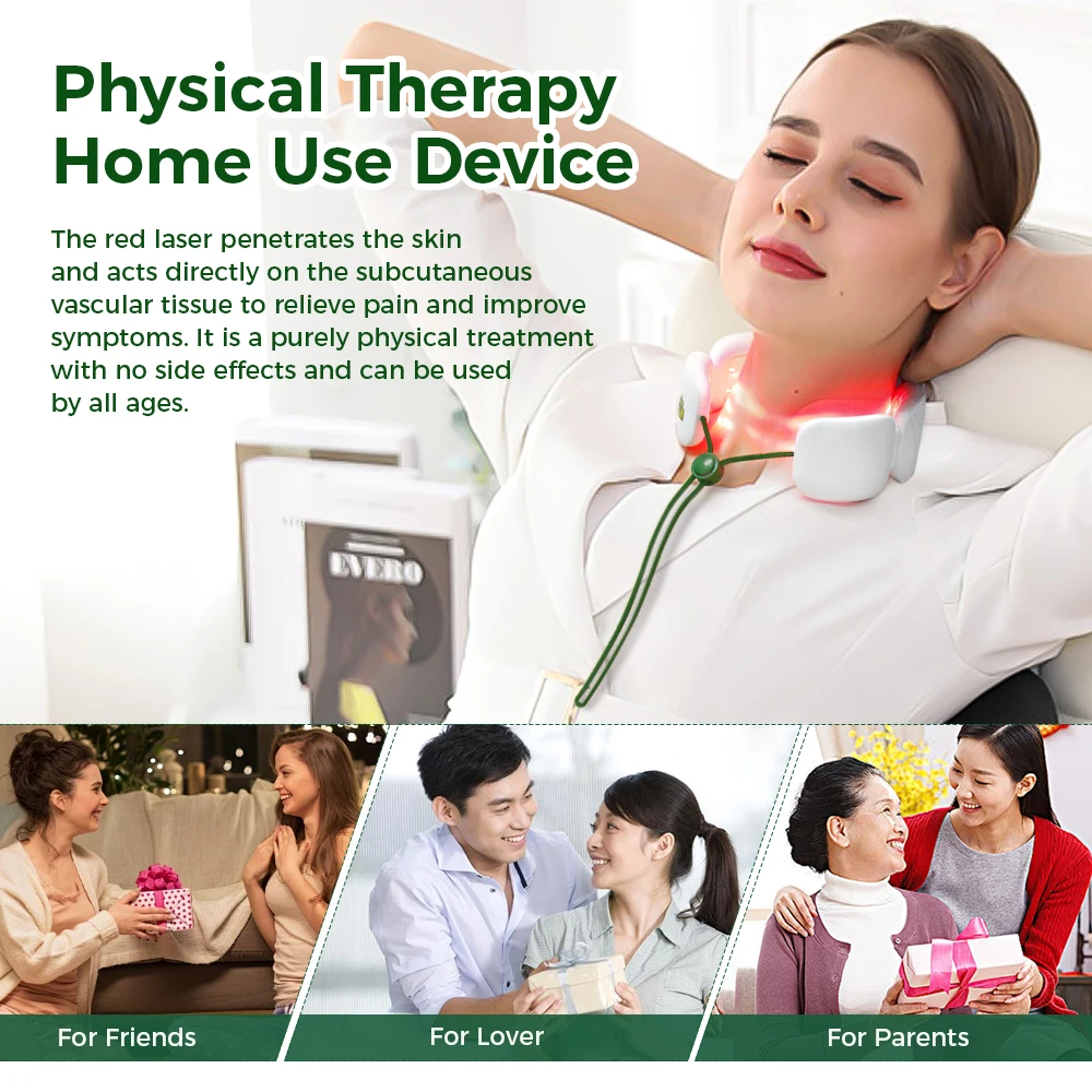 ZME laser physiotherapy rehabilitation equipment for neck pain therapy 650nm cold laser Elderly Health Care Products home use