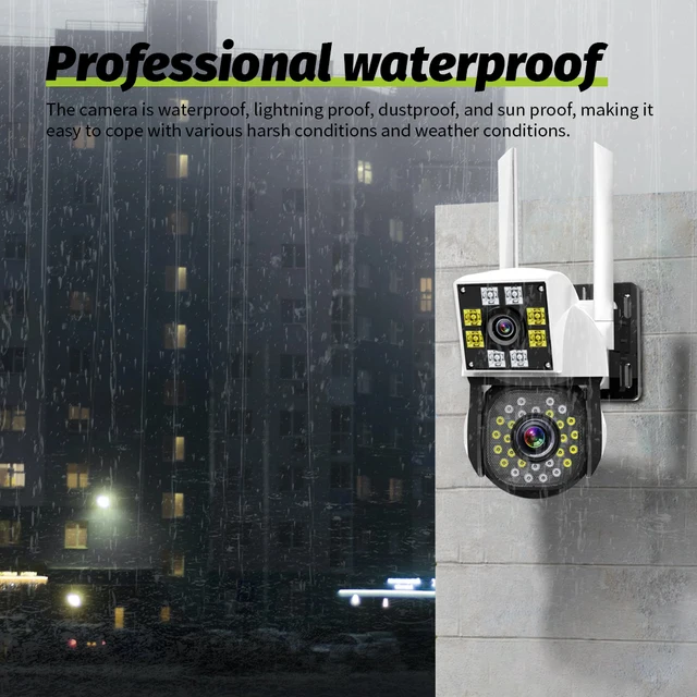 Neye K15 8MP 4K WiFi Smart Home Camera Outdoor IP66 Weather resistant Automatic Tracking Camera CCTV Security Camera 6