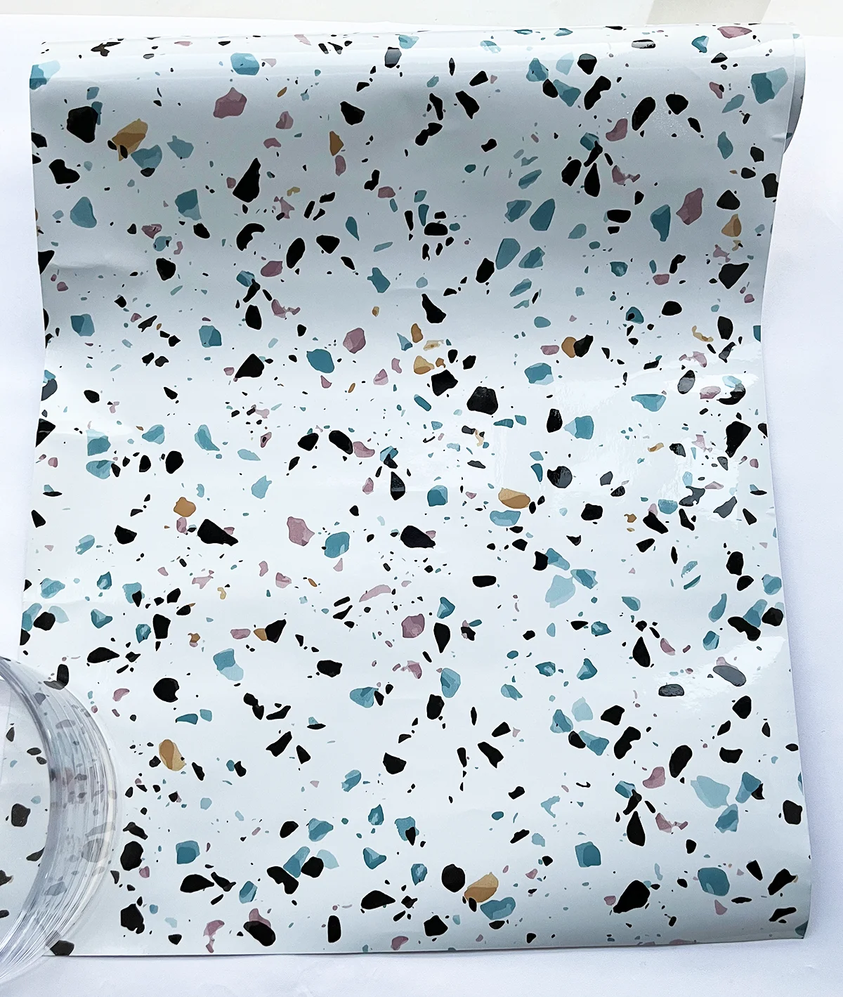 Description Picture 4 of itemWaterproof Foil Wallpaper Marble Self Adhesive Removable Contact Paper for Bathroom Decor Kitchen Thick Oil Proof Wall Stickers