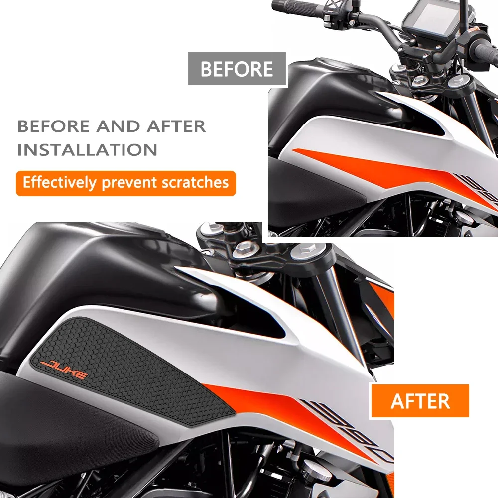 Accesorii pentru motociclete, rezervor de tracțiune, autocolant anti-alunecare, protecție pentru genunchi cu gaz, pentru DU.KE 390 DU.KE 250, rezervor de combustibil sti_voghion.com