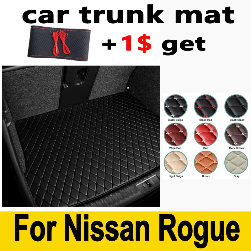 

Коврики для багажника автомобиля для Nissan Rogue X-Trail X Trail T32 2014 ~ 2020, водостойкий коврик, грязь, автомобильные аксессуары, автомобильные аксессуары