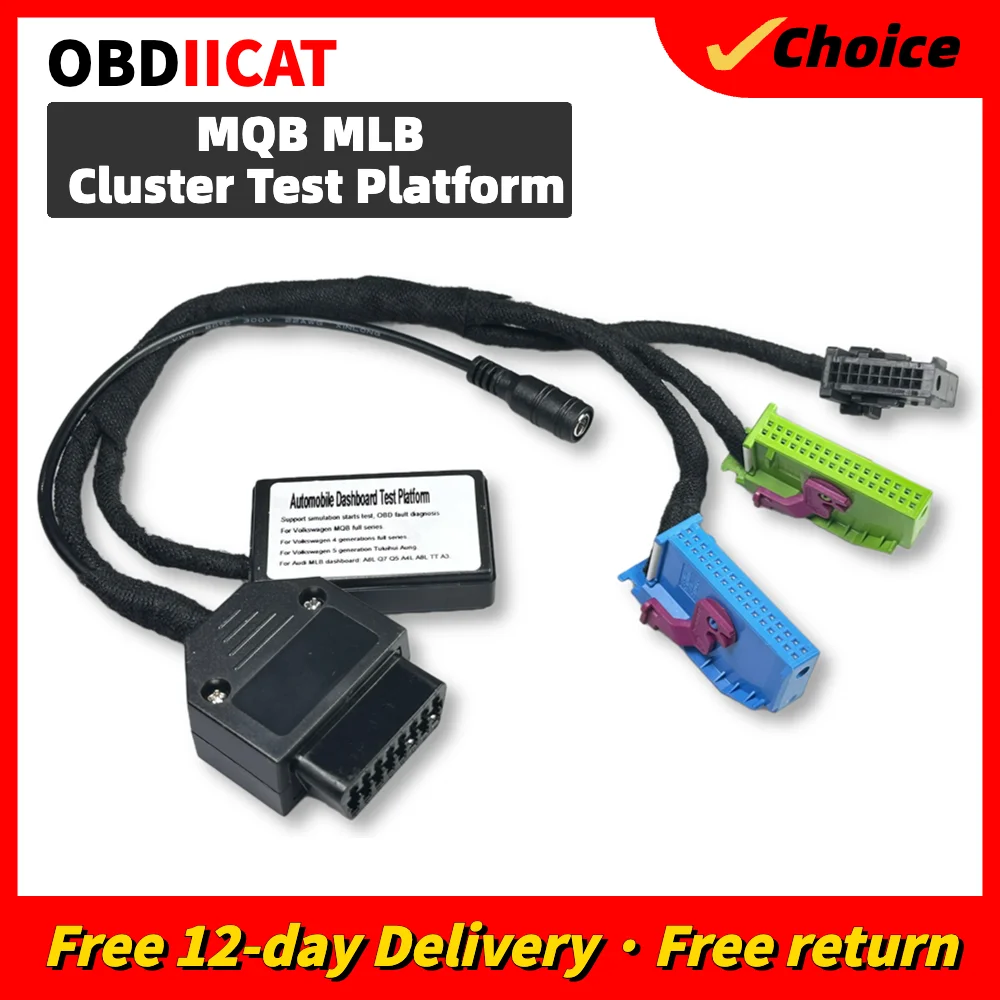 

Car MQB MLB Cluster Test Platform Dashboard Cable Kit for V--W Sk-o-da SE-AT Au-di A6 A8 A4 MQB Car Instrument Power On Cables