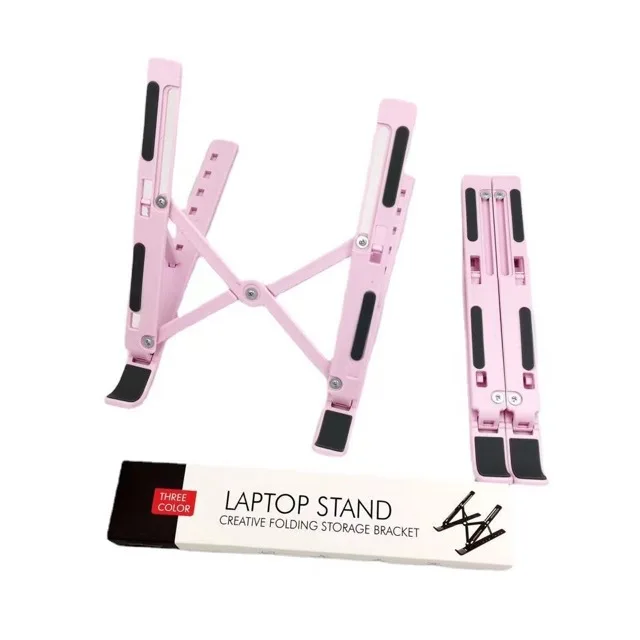 Adjustable Laptop Stand Plastic for Macbook Computer PC IPad Tablet Table Support Notebook Stand Cooling Pad Plastic Models iphone holder for tripod Holders & Stands