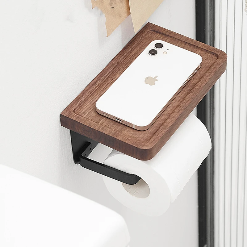 Toilet Tissue Roll Holders Wall Mount with Self Screw for Small Items Tissue Holder for Bathroom Kitchen Bedroom toilet paper rack toilet paper holder toilet roll holder tissue holder