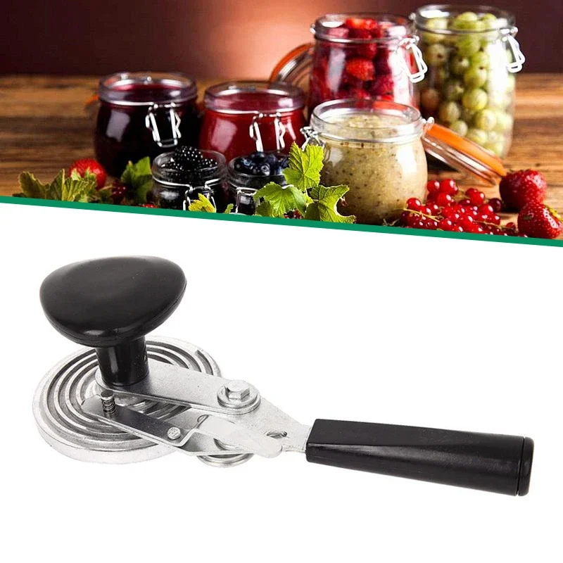 

Manual Bottle Cap Can Sealer Crimping Device Jars Beader Press Sealing Manually Seaming Tinplate Capping Machine Kitchen Gadget